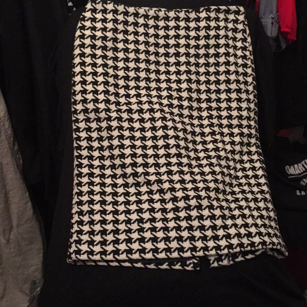 Talbots skirt houndstooth Design